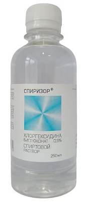 Хлоргексидина биглюконат средство дезинфицирующее раствор спиртовой 0,5% 250мл