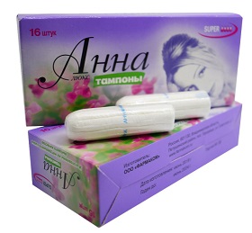 Тампоны Анна Люкс супер, 16 шт