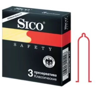 Купить sico (сико) презервативы safety классические 3шт в Кстово