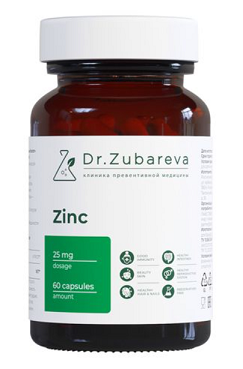 Dr.Zubareva (Др.Зубарева) Цинк Хелат, капсулы 60шт БАД