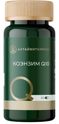 Коэнзим Q10 Алтайвитамины, капсулы массой 426мг банка 60шт БАД