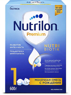 Nutrilon Premium 1 (Нутрилон) сухая смесь детская с рождения, 600г