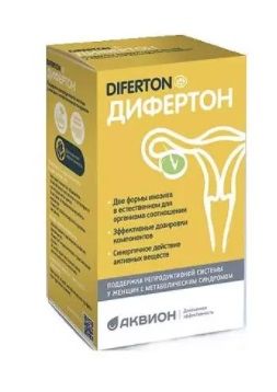 Дифертон, таблетки, покрытые оболочкой 1430мг, 60 шт БАД