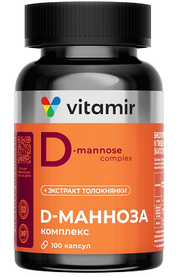 Д-манноза комплекс Витамир, капсулы 100шт БАД