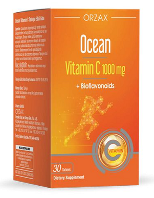 Витамин С 1000мг Ocean Orzax, таблетки 1800мг 30шт БАД