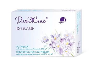 ДляЖенс климо, таблетки, покрытые оболочкой 2мг и 2+0,15мг, 21 шт