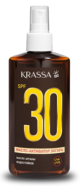 Krassa (Красса) масло-активатор загара SPF30 150мл