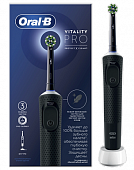 Купить oral-b (орал-би) электрическая зубная щетка vitality pro d103.413.3 тип 3708 с зарядным устройством, тип 3757, черный в Кстово