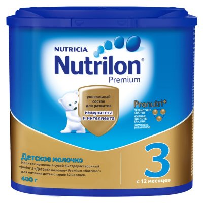 Купить nutrilon junior premium 3 (нутрилон) сухая смесь детская с 12 месяцев, 400г в Кстово
