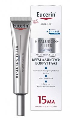 Купить eucerin hyaluron-filler (эуцерин) крем для кожи вокруг глаз 15 мл в Кстово