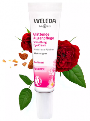 Купить weleda (веледа) крем-уход для области вокруг глаз разглаживающий дикая роза, 10мл в Кстово