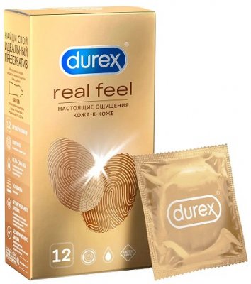 Купить дюрекс презервативы real feel №12 (ссл интернейшнл плс, таиланд) в Кстово