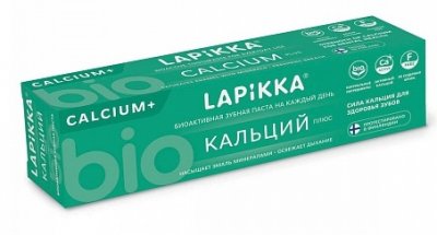 Купить лапика (lappika) зубная паста кальций плюс, 94г в Кстово
