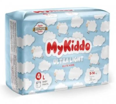 Купить mykiddo elite kids (майкиддо) трусики-подгузники детские 9-14 кг размер l 36 шт. в Кстово