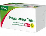 Купить индапамид-тева, таблетки, покрытые пленочной оболочкой 2,5мг, 30 шт в Кстово