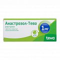 Купить анастрозол-тева, таблетки, покрытые пленочной оболочкой 1мг, 28 шт в Кстово