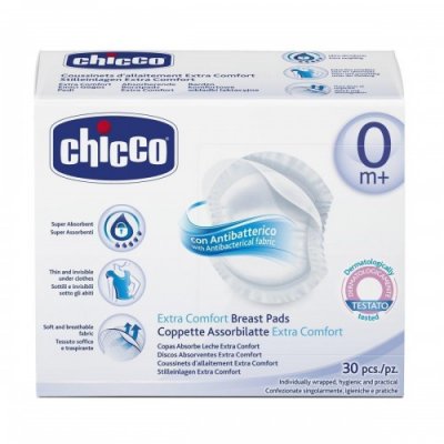 Купить chicco (чикко) прокладки для груди актибактериальные, 30 шт в Кстово