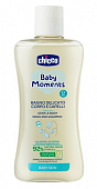Купить chicco baby moments (чикко) пена для тела и волос нежная детская 200мл в Кстово