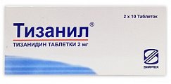 Купить тизанил, таблетки 2мг, 30шт в Кстово