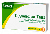 Купить тадалафил-тева, таблетки, покрытые пленочной оболочкой 5мг 14шт в Кстово