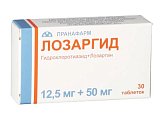 Купить лозаргид, таблетки, покрытые пленочной оболочкой 12,5мг+50мг, 30 шт в Кстово