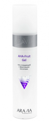 Купить aravia (аравиа) гель для лица очищающий с фруктовыми кислотами ана fruit gel, 250мл в Кстово