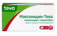 Купить моксонидин-тева, таблетки покрытые пленочной оболочкой 0,4 мг, 60 шт в Кстово