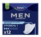 Купить tena (тена) прокладки, men active fit уровень 1, 12 шт в Кстово