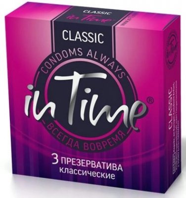 Купить in time (ин тайм) презервативы классические 3шт в Кстово