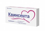 Купить квинсента, раствор для подкожного введения 0,25/0,5/1 мг/доза, шприц-ручка 3 мл, в комплекте с иглами 9 шт в Кстово