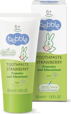 Купить bebble (бэблл) зубная паста детская с ароматом клубники, 50мл в Кстово