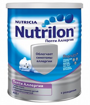 Nutrilon (Нутрилон) Пепти Аллергия сухая смесь детская с рождения, 400г