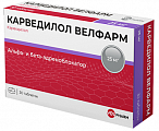 Купить карведилол велфарм, таблетки 25мг 30шт в Кстово