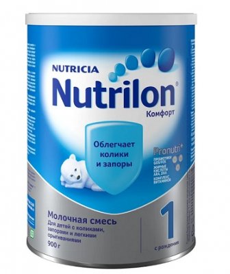 Купить nutrilon 1 (нутрилон) комфорт сухая смесь детская с рождения, 900г в Кстово
