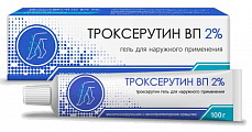 Купить троксерутин вп, гель для наружного применения 2% 100г в Кстово