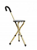 Купить трость amcs37 металлическая комбинированная с трехопорным стулом с регулируемой высотой в Кстово