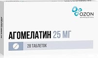 Купить агомелатин, таблетки, покрытые пленочной оболочкой 25мг, 28 шт в Кстово