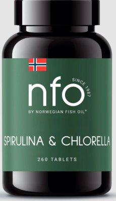 Купить норвегиан фиш оил (nfo) спирулина и хлорелла, таблетки 500мг, 260 шт. бад в Кстово