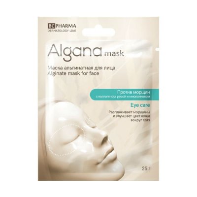 Купить альгана маск (alganamask) маска для кожи вокруг глаз альгинатная против морщин, 1 шт в Кстово