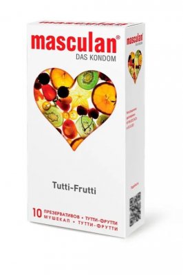 Купить masculan (маскулан) презервативы с ароматом тутти-фрутти tutti-frutti, 10 шт в Кстово