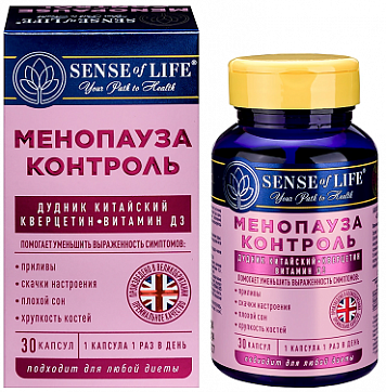 Sense of life (Сенс оф Лайф) Витаминный комплекс менопауза контроль, капсулы 30шт БАД