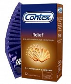 Купить contex (контекс) презервативы relief рельефные 12шт в Кстово
