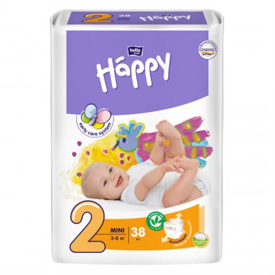 Купить bella baby happy (белла) подгузники 2 мини 3-6кг 38 шт в Кстово