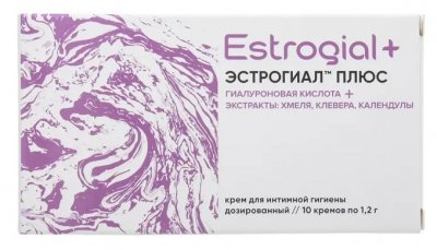 Купить эстрогиал плюс, крем для интимной гигиены дозированный, 10 шт в Кстово