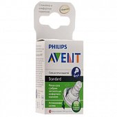 Купить avent (авент) соска силиконовая для густой жидкости с 6 мес standart 2шт (scf968/44) в Кстово