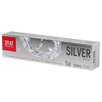Купить сплат (splat) зубная паста специал серебро, 75мл в Кстово