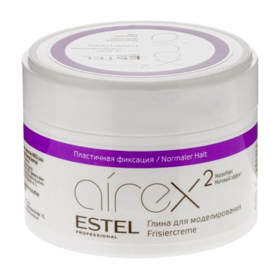 Купить estel (эстель) глина для моделирования волос с матовым эффектом пластичной фиксации airex, 65мл в Кстово