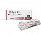 Купить кветиапин, таблетки, покрытые пленочной оболочкой 300мг, 60шт в Кстово