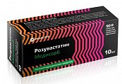Купить розувастатин медисорб, таблетки, покрытые пленочной оболочкой 10мг, 90 шт в Кстово