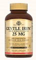 Купить solgar (солгар) легкодоступное железо джентл айрон 25мг, капсулы 475мг 180 шт бад в Кстово